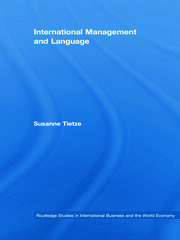 International Management and Language book cover