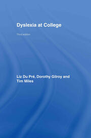 Dyslexia at College book cover