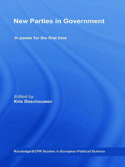 New Parties in Government: In Power for the First Time book cover