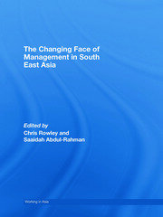 The Changing Face of Management in South East Asia book cover
