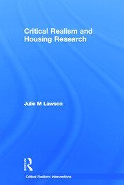 Critical Realism and Housing Research book cover