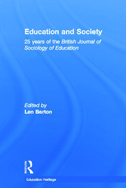 Education and Society: 25 Years of the British Journal of Sociology of Education book cover