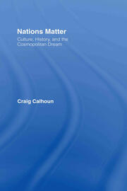 Nations Matter: Culture, History and the Cosmopolitan Dream book cover