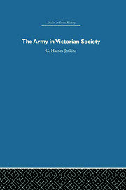The Army in Victorian Society book cover