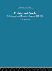 Prelates and People: Ecclesiastical Social Thought in England, 1783-1852 book cover