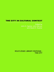 The City in Cultural Context book cover
