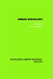 Urban Sociology: Critical Essays book cover