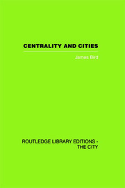 Centrality and Cities book cover
