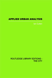 Applied Urban Analysis: A critique and synthesis book cover