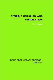 Cities, Capitalism and Civilization book cover