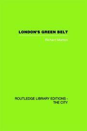 London's Green Belt: Containment in Practice book cover