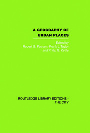 A Geography of Urban Places book cover
