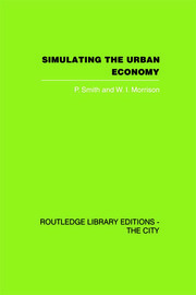 Simulating the Urban Economy: Experiments with input-output techniques book cover