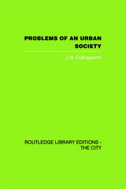 Problems of an Urban Society: The Social Framework of Planning book cover