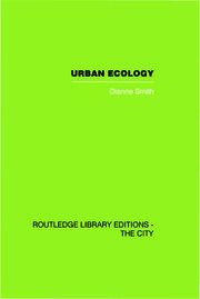 Urban Ecology book cover