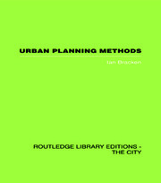 Urban Planning Methods: Research and Policy Analysis book cover