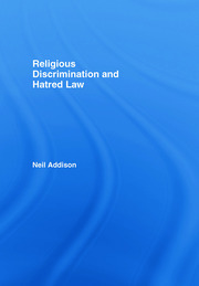 Religious Discrimination and Hatred Law book cover