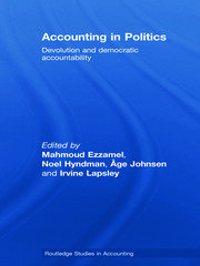 Accounting in Politics: Devolution and Democratic Accountability book cover