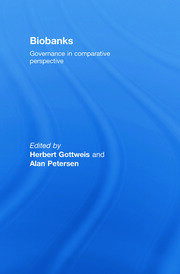 Biobanks: Governance in Comparative Perspective book cover