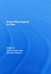 Award Monologues for Men book cover