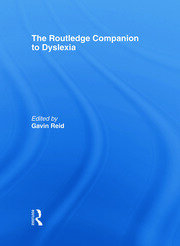 The Routledge Companion to Dyslexia book cover