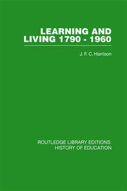 Learning and Living 1790-1960: A Study in the History of the English Adult Education Movement book cover