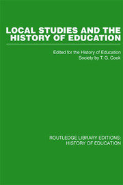 Local Studies and the History of Education book cover