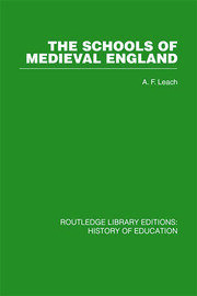 The Schools of Medieval England book cover
