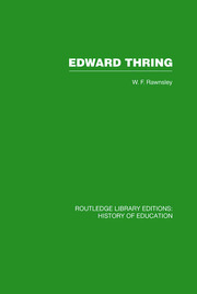 Edward Thring: Maker of Uppingham School, Headmaster 1853-1887 book cover