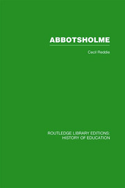 Abbotsholme: 1889-1899 book cover