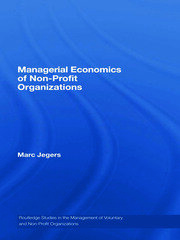 Managerial Economics of Non-Profit Organizations book cover