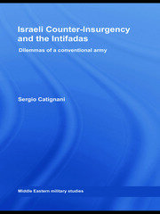 Israeli Counter-Insurgency and the Intifadas: Dilemmas of a Conventional Army book cover