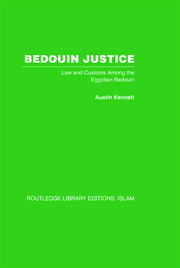 Bedouin Justice: Law and Custom Among the Egyptian Bedouin book cover