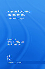 Human Resource Management: The Key Concepts book cover