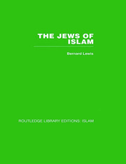 The Jews of Islam book cover