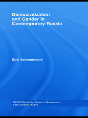 Democratization and Gender in Contemporary Russia book cover