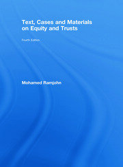 Text, Cases and Materials on Equity and Trusts book cover