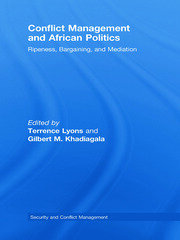 Conflict Management and African Politics: Ripeness, Bargaining, and Mediation book cover