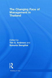 The Changing Face of Management in Thailand book cover