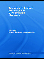 Advances on Income Inequality and Concentration Measures book cover