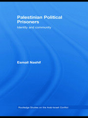 Palestinian Political Prisoners: Identity and community book cover