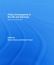 Policy Convergence in the UK and Germany: Beyond the Third Way? book cover