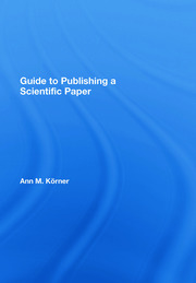 Guide to Publishing a Scientific Paper book cover