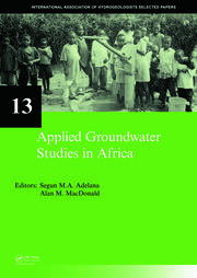 Applied Groundwater Studies in Africa: IAH Selected Papers on Hydrogeology, volume 13 book cover
