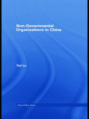 Non-Governmental Organisations in China book cover