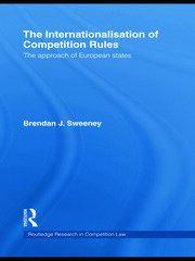 The Internationalisation of Competition Rules book cover
