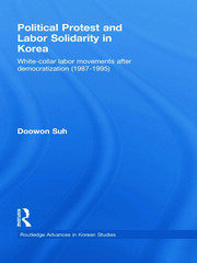 Political Protest and Labor Solidarity in Korea: White-Collar Labor Movements after Democratization (1987-1995) book cover