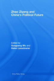 Zhao Ziyang and China's Political Future book cover
