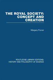 The Royal Society: Concept and Creation book cover