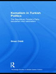 Kemalism in Turkish Politics: The Republican People's Party, Secularism and Nationalism book cover